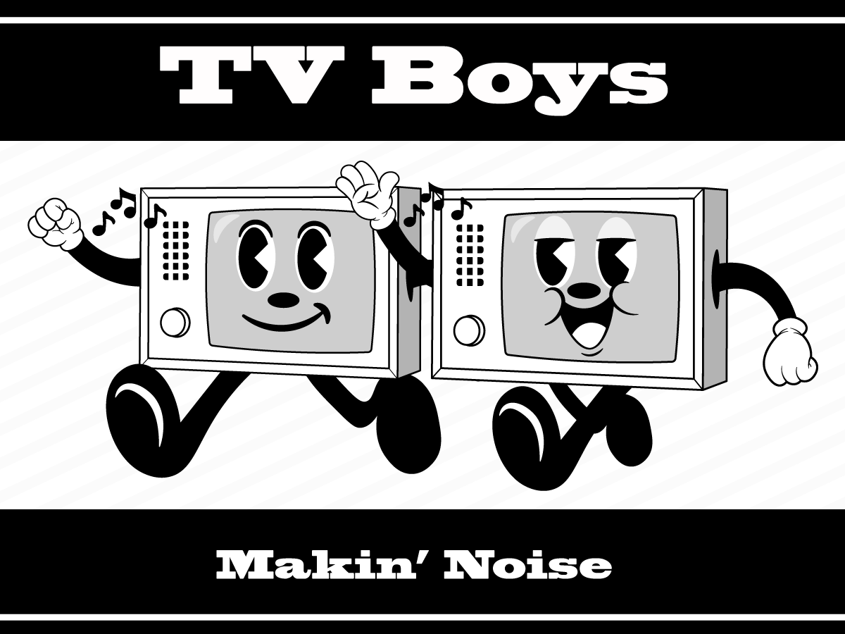 TV Boys Cartoon Design
